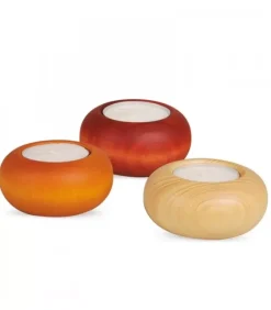 Petit Bougeoir En Bois Couleur Lasure, 7 Cm|Köhler, Père Noël en bois New