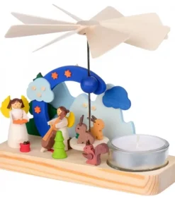 Petit Carrousel En Bois Anges Musiciens|Graupner, décoration de sapin de Noël, Déco Noël enfant Hot