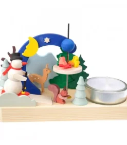 Petit Carrousel En Bois Bonhomme De Neige|Graupner, décoration de sapin de Noël, Déco Noël enfant Discount