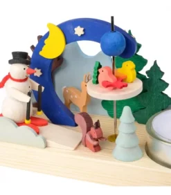 Petit Carrousel En Bois Bonhomme De Neige|Graupner, décoration de sapin de Noël, Déco Noël enfant Discount