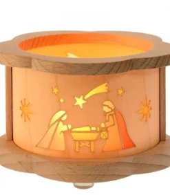 Petit Photophore En Bois Crèche De Noël|Richard Glasser, Pyramides de Noël allemandes Clearance