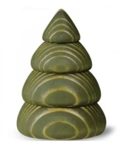 Petit Sapin De Noël En Bois Design, 6,5 Cm, Vert|Köhler, Père Noël en bois Best