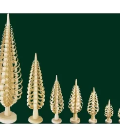 Petit Sapin Noël Bois Sculpte, 8 Cm|Richard Glasser, Pyramides de Noël allemandes Outlet
