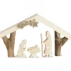 Petite Crèche De Noël Avec Nativite, 8 Cm|Waldfabrik, photophore en bois et étoile sapin de Noël New