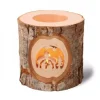 Photophore En Bois, Motifs Ciseles, Crèche De Noël Et Etoile Filante|Waldfabrik, photophore en bois et étoile sapin de Noël Clearance