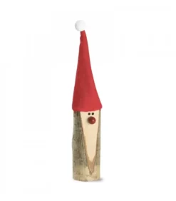 Père Noël En Bois Avec Nez Rouge Et Bonnet En Feutre, 15 Cm|Waldfabrik, photophore en bois et étoile sapin de Noël Hot