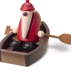 Père Noël En Bois Sur Une Barque|Köhler, Père Noël en bois Outlet