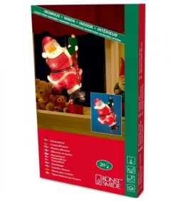 Père Noël Lumineux Grimpeur Sur Une Corde|Konstsmide, guirlandes lumineuses de Noël Clearance