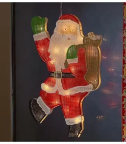 Père Noël Lumineux Qui Salue|Konstsmide, guirlandes lumineuses de Noël Sale