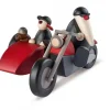 Père Noël Moderne En Side-Car Au Look Rocker|Köhler, Père Noël en bois Outlet