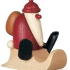 Père Noël Rouge Sur Une Luge|Köhler, Père Noël en bois Sale
