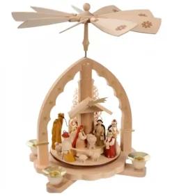 Pyramide A 4 Bougies En Bois Pour Un Noël Traditionnel|Richard Glasser, Pyramides de Noël allemandes Online