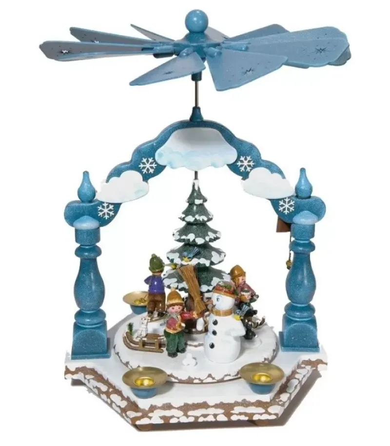 Pyramide A Bougies Winterkinder Enfants Dans LÀ Neige|Hubrig, figurines pour enfant Clearance