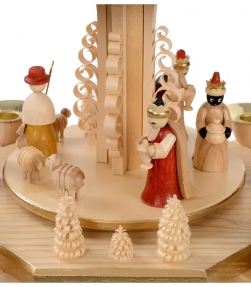 Pyramide Avec Scene De Crèche De Noël Complete|Richard Glasser, Pyramides de Noël allemandes Online