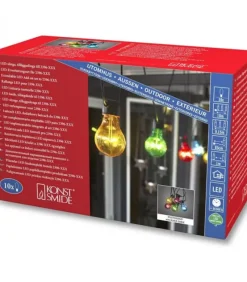 Rallonge 10 M Pour Guirlande Lumineuse De Terrasse, 10 Ampoules Multicolores|Konstsmide, guirlandes lumineuses de Noël Sale
