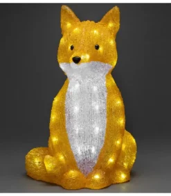 Renard Lumineux A Led En Acrylique, 40 Cm|Konstsmide, guirlandes lumineuses de Noël Hot
