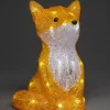 Renard Lumineux A Led En Acrylique, 27 Cm|Konstsmide, guirlandes lumineuses de Noël Clearance