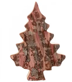 Sapin En Bois Déco En Ecorce 20 Cm|Waldfabrik, photophore en bois et étoile sapin de Noël Online