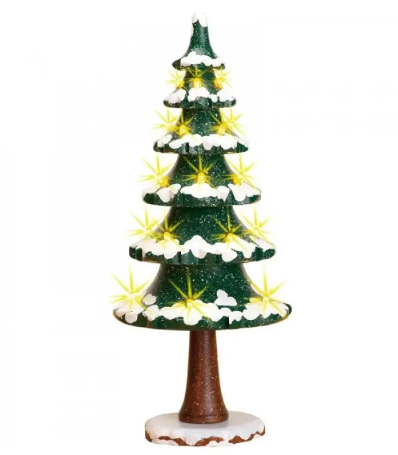 Village De Noël Miniature, Sapin Illumine|Hubrig, figurines pour enfant Hot