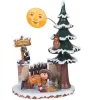 Village De Noël Miniature, Cireur De Lune|Hubrig, figurines pour enfant Sale