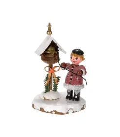 Village De Noël Miniature, Fillette Et Clochette|Hubrig, figurines pour enfant Online