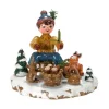 Village De Noël Miniature, Garcon Et Petits Animaux|Hubrig, figurines pour enfant Hot