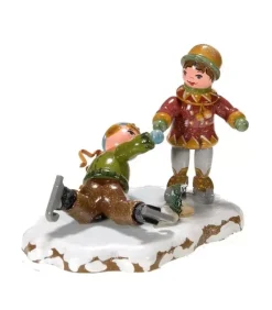 Village De Noël Miniature, Patineurs|Hubrig, figurines pour enfant Discount