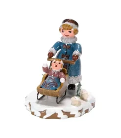 Village De Noël Miniature, Maman Et Poussette|Hubrig, figurines pour enfant Online
