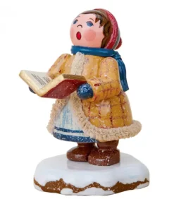 Village De Noël Miniature, Fillette Chantant Noël|Hubrig, figurines pour enfant New