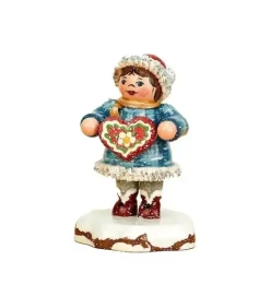 Village De Noël Miniature, Fillette Et Gateau|Hubrig, figurines pour enfant