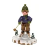 Village De Noël Miniature, Garcon A Ski|Hubrig, figurines pour enfant Sale